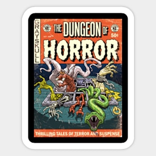 THE DUNGEON OF HORROR Sticker